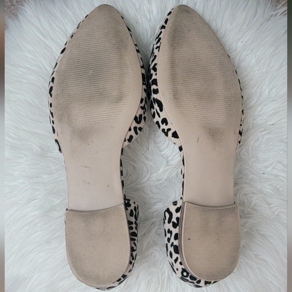 Rachel Zoe Black and Cream Animal Print Flat Shoes - Women's Size 9 - Picture 5 of 5